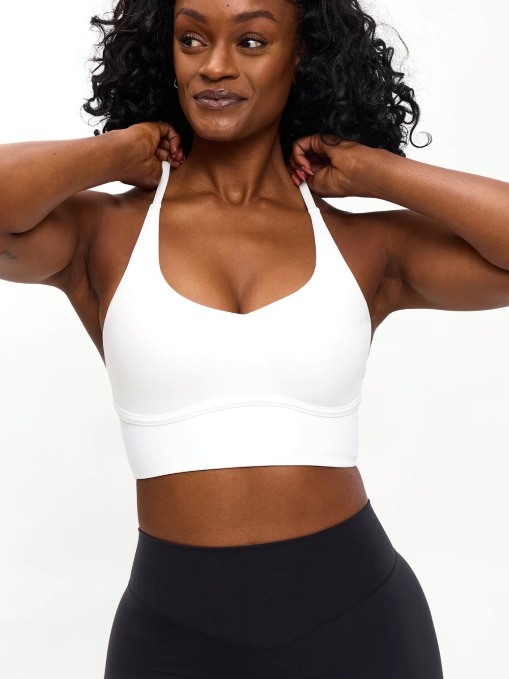 Buffbunny Poshknit Sports Bra - White
